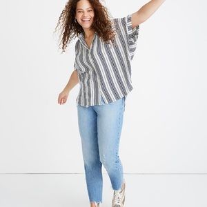 Madewell Central Drapey Shirt in Plus size